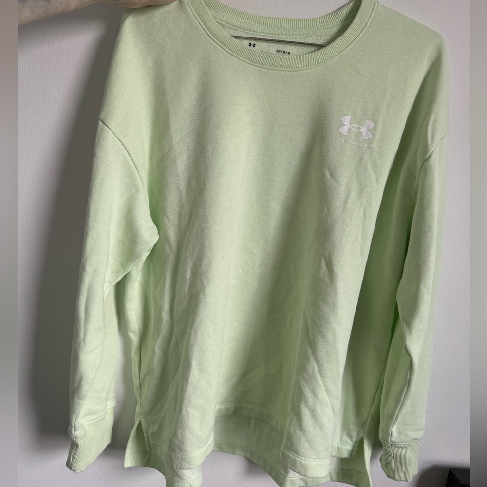 Under Armour Women's Rival Fleece Oversized Crew Size Large - Picture 2 of 9